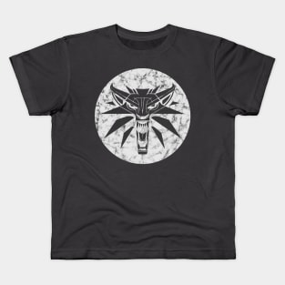 The Witcher Wolf Medallion Kids T-Shirt